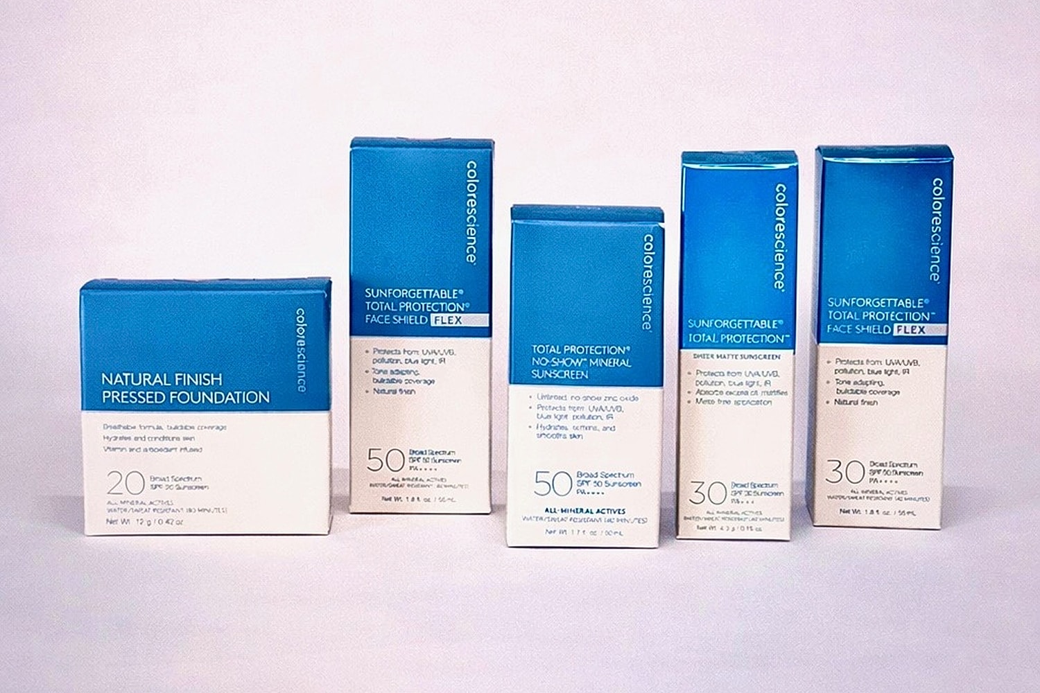 Haircare products displayed on a shelf.