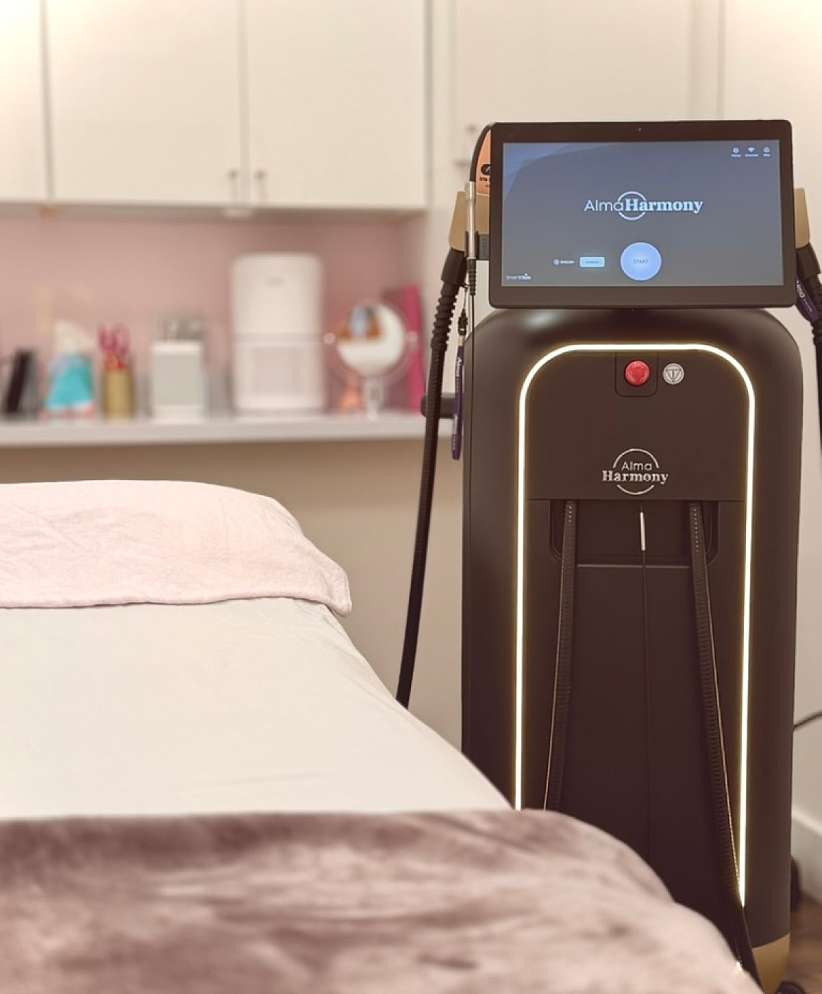 Alma Harmony aesthetic treatment machine in clinic.