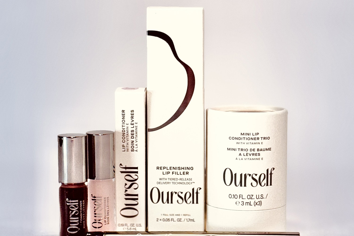 Lip care products from Ourself brand.