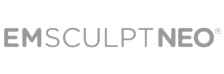 EMSCULPT NEO logo design on black background